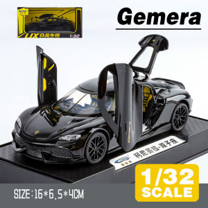 LEO 1:32 Koenigsegg Gemera Supercar Diecast Model Car Alloy Cars Toys Collection Gift For Kids Boy Girl