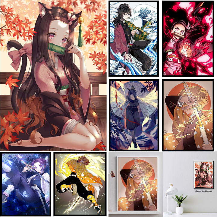 DIY Demon Slayer Blade Diamond Painting Painting Cartoon Anime