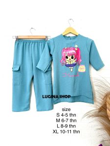 BAJU ANAK PEREMPUAN VITA KID CRINKLE S M L XL