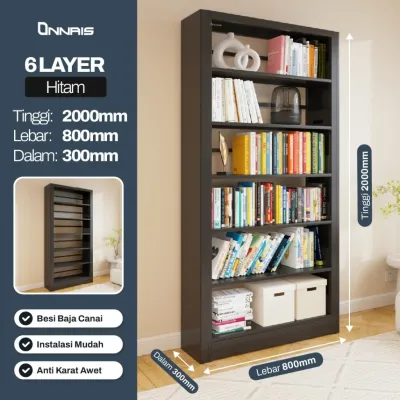 UNINET - Rak Buku | Rak Display | Lemari Buku Anak | Rak Buku Besi Minimalis | Rak Buku Serbaguna