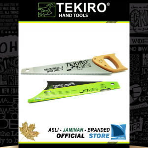 Gergaji Tangan 3 Mata 18" inchuntuk Kayu Triplek Gypsum GRC Board GG. Oak - Three Teeth Hand Saw TEKIRO