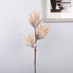 MIKE DUNBAR Rural Home Style Artificial Dried Reed Realistic Simulation Tree Branch Artificial Reed Dog Sage Photography Props Handmade Fake Plant Flowers Outdoor Garden Decor