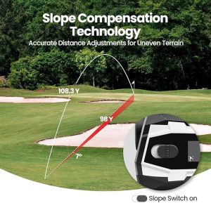 Mileseey Acpotel PF2L Golf Range Finder with Slope External Side Display ±0.5m Accuracy 1000 Yards Laser Golf Rangefinder Flag Pole Locking Vibration 1000mAh Rechargeable Range Finder Golf