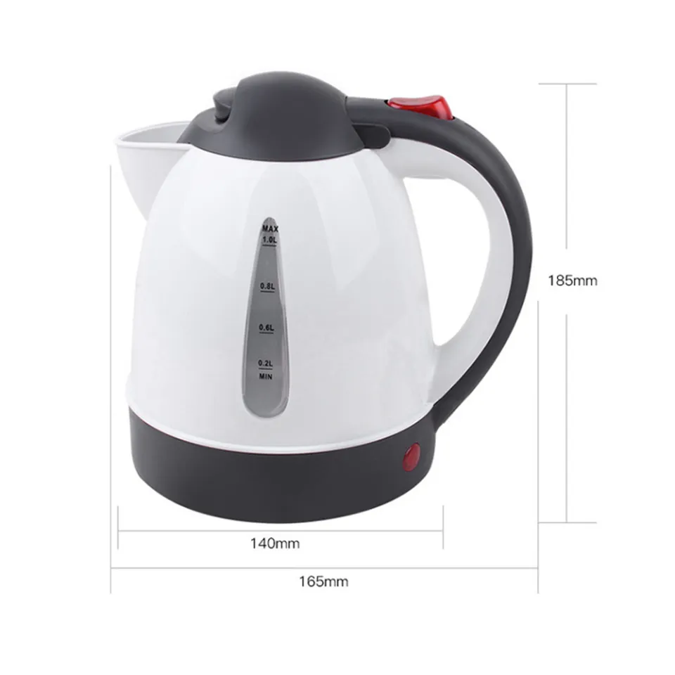 MotorrTop】1000mL Car Electric Kettle 12V 150W Portable Kettle for