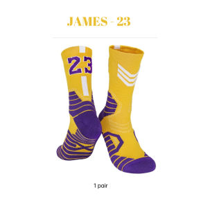 Basketball Socks Mid-tube Men Socks Non-Slip Professional Sport Socks Thickened Cotton Athletes