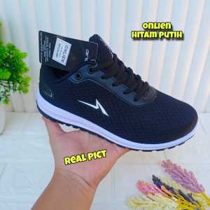 Sepatu sekolah Ando rebecca full hitam anak SD size 33-36 / sepatu Ando sip 33 zora rein hitam putih - sepatu sekolah anak SD laki-laki murah / sepatu sekolah anak perempuan / sneakers sekolah full hitam/ sepatu hitam