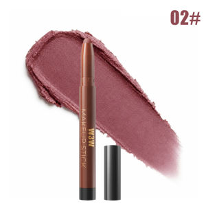 Makeup Stick Waterproof Eyeshadow Stick with Long-Lasting Makeup Natural Eye Color Intense Color Payoff with Single Swipe W3W Multi Effect Eye Shadow Stick