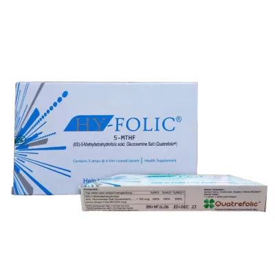 Hy Folic Asam Folat Vitamin Ibu Hamil strip isi 6 tablet tablet Asupan Bayi
