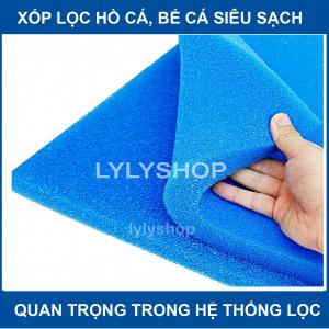 XỐP LỌC NƯỚC HỒ CÁ DÀY 20MM VẬT LIỆU LỌC KHÔNG THỂ THIẾU TRONG HỒ CÁ