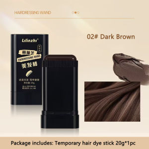 Temporary Hair Dye Comb Waterproof And Sweat-proof  For White Gray Hair Coverage Hair Color Stick With Comb 20g