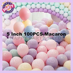 5 Inches 100 PCS Pastel Macaron Latex Balloons Birthday Party Wedding Decor Happy party needs