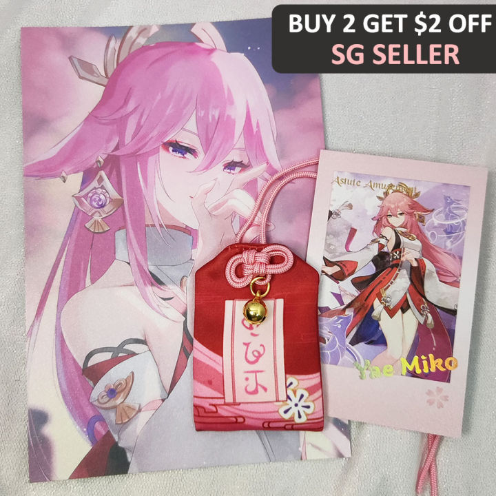Sg Genshin Impact Yae Miko Omamori Genshin Keychain Yae Genshin Impact Keychain Genshin Yae Miko Sg Genshin Impact Yae Miko Omamori Genshin Keychain Yae Genshin Impact Keychain Genshin Yae Miko
