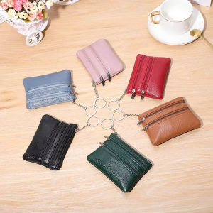 Coin Purse Fashion PU Leather Coin Card Holder Mini Luxury Zipper Wallet Mini Ladies Purse Small Cute Money Pocket