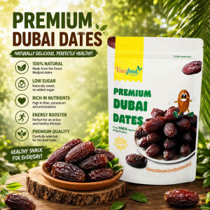 Premium Dubai Dates – 100% Natural No Added Sugar Healthy Dried Fruit in 250g 500g 1kg Sizes