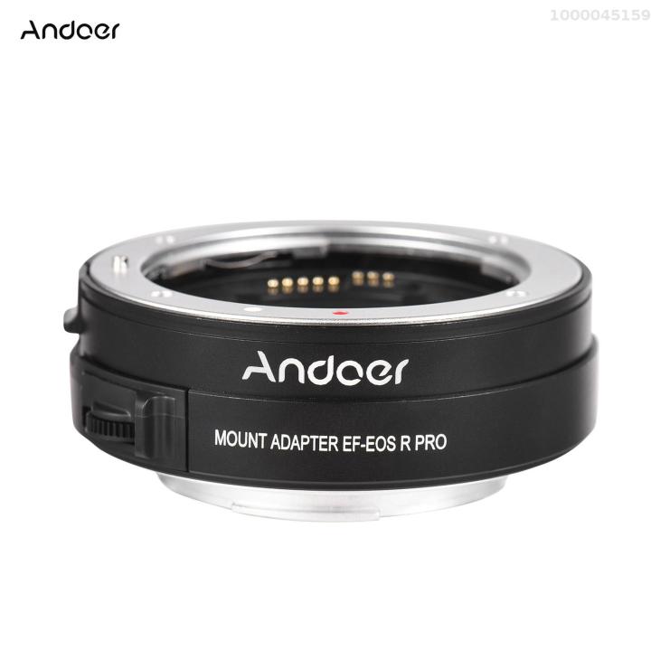 Andoer EF-EOS R Lens Adapter Auto Focus Camera Mount Ring with CPL Filter Electronic Aperture Control Compatible with Canon EF/EF-S Lens to Canon EOS RP/R5/R6/R3/C70/R5C/R7/R10/R8/R50
