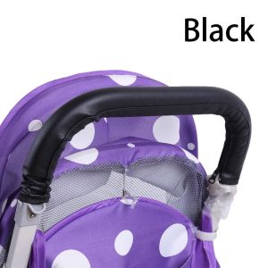 Pelindung Pegangan Stroller Bayi Bahan Kulit Sarung cover Tangan Pelindung Pegangan Stroller