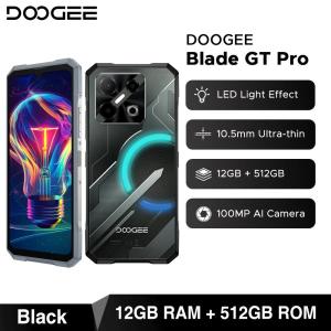 Global Version DOOGEE Blade GT Pro Rugged Phone LED Light Effect 12GB 512GB 6.72” FHD+ 120Hz Dimensity 7025 100M 100MP AI Camera