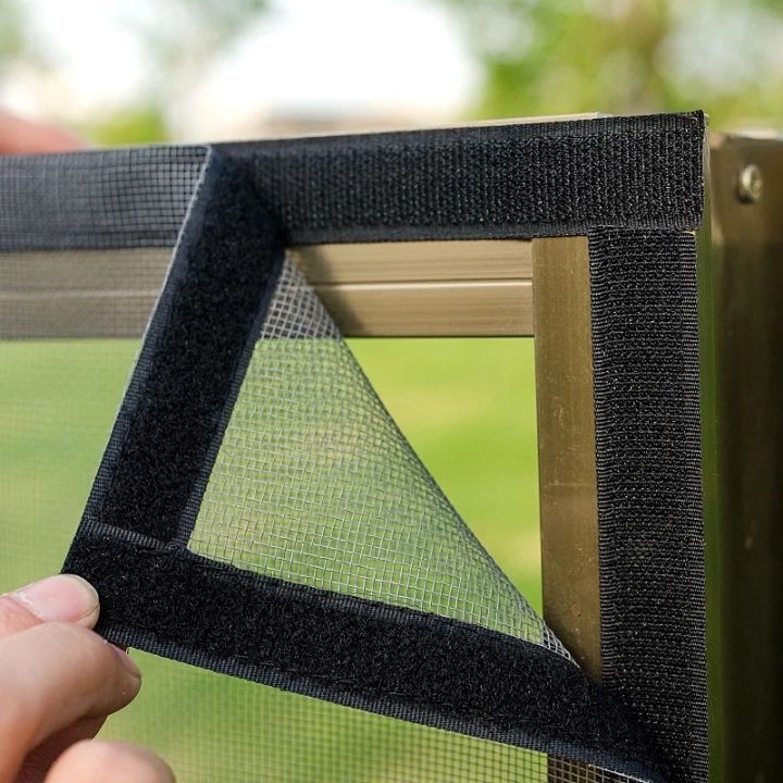 Mosquito Net DIY Self-Adhesive Window Screening Adjustable Anti-Insect ...