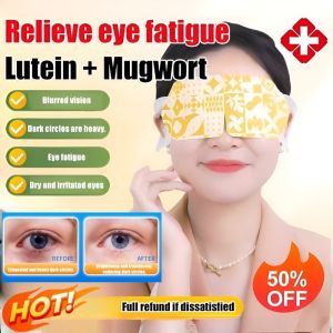 Bright Eyes Lutein &amp Mugwort Steam Eye Mask Eye Patches To Relieve Eye Fatigue Steam Eye Mask Self-heating Sleep Mask