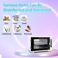 UV Ozone Sterilizer Cabinet Dual Mode Disinfection for Baby Bottles Salon Tools Toothbrushes Home Salon Use. 