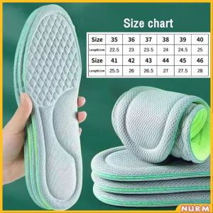 Nurm Cotton Insoles for Shoes Deodorization Sweat Absorption Insert Sport Shoes Running Pads