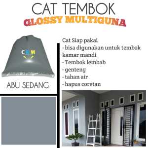 cat minyak tembok anti air ( untuk dinding lembab - kamar mandi - pagar tembok luar - tahan air dan panas - tidak luntur)