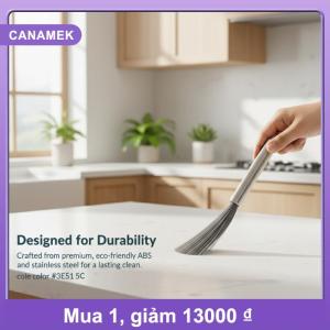 【CANAMEK】 Thép Xử Lý Đa Chức Năng Làm Sạch Bàn Chải Lâu Dài Hộ Gia Đình Scrubber Cho Nhà Bếp Phòng Tắm Tường Sàn Và Gạch Làm Sạch
