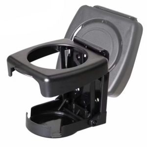 Giá Đỡ Lon/ Chai Nước Dạng Gập Gọn Tiện Lợi Sáng Tạo Cho Xe Hơi Chất Liệu Nhựa ABS Nhỏ Gọn 10x9x2cm