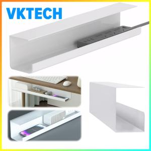 Vktech Heavy Duty Metal Cable Storage Rack with Self Adhesive Design for Power Strip Cables