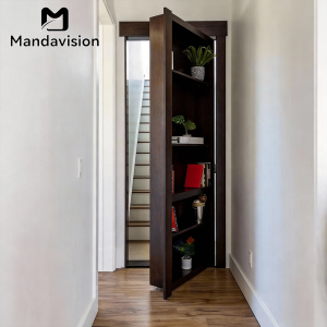 Solid Wood Soundproof Hidden Bookcase Bedroom Door Modern Luxury Design HDB Condo Landed Custom All Sizes Professional Delivery