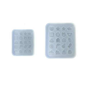 Fashionable Versatile Sturdy Silicone Mould Portable Craft Supplies Accessory for Stylish Button Shaped Creation