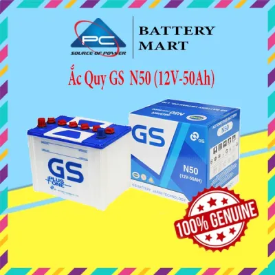 Bình Ắc Quy Nước 12V-50Ah Ắc Quy Ô Tô GS N50