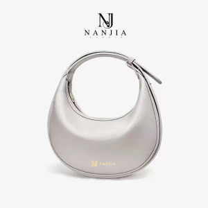 NANJIA armpit bags half-moon bags Shoulder dumpling bags crossbody bags senior sense of hundred fashion simple foreign style handbag Underarm Bag PU Leather