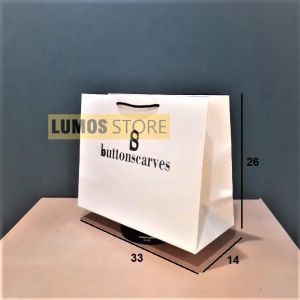 Paper bag Buttonscarves premium landscape 2 sisi