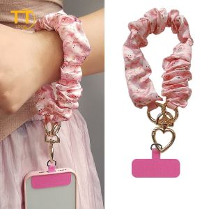 Tri-Town Universal Mobile Phone Chain Anti-lost Mobile Phone Lanyard High Quality Phone Wrist Straps with Elastic