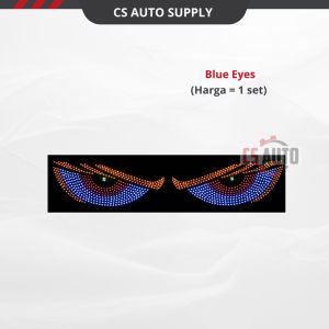 1set 2pcs 12V 24V USB Plug Devil Eyes Car Truck Lorry 11 Modes Constant + Flashing Demon Eyes Kereta Lori Treler Malam