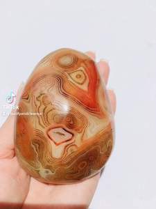 Purify & Cleanse Đá Mã Não Madagascar Phong Thuỷ Madagascar Agate Healing Stone Natural Stone Medition Decoration