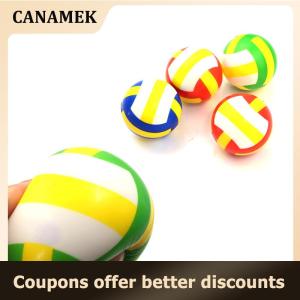 【 CANAMEK 】 MEIKE001 1PC Stress Relief Vent Ball Mini Volleyball Squeeze Foam Ball Kids Outdoor Toy