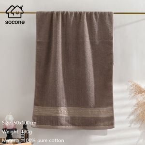 [New arrivals]Socone 100% Cotton Bath Towel 3 Sizes (50x100cm/70x140cm/80x160cm) 6 Colors Ultra Soft Absorbent Towel