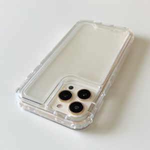 [i17]  พร้อมส่งในไทย💖 E5S13&T9 เคสประกบกันกระแทกดีเยี่ยม 3ชั้น เคสไอโฟน เคสใส สำหรับ iPhone 16PlusI16ProI16Promax17Air17Pro17Promax