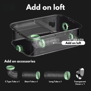 Castle Transparent Premium Hamster Cage Habitats Acrylic toys modern luxury design Hedgehog Syria