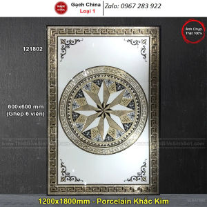 Thảm gạch đẹp ốp sang trọng 3D