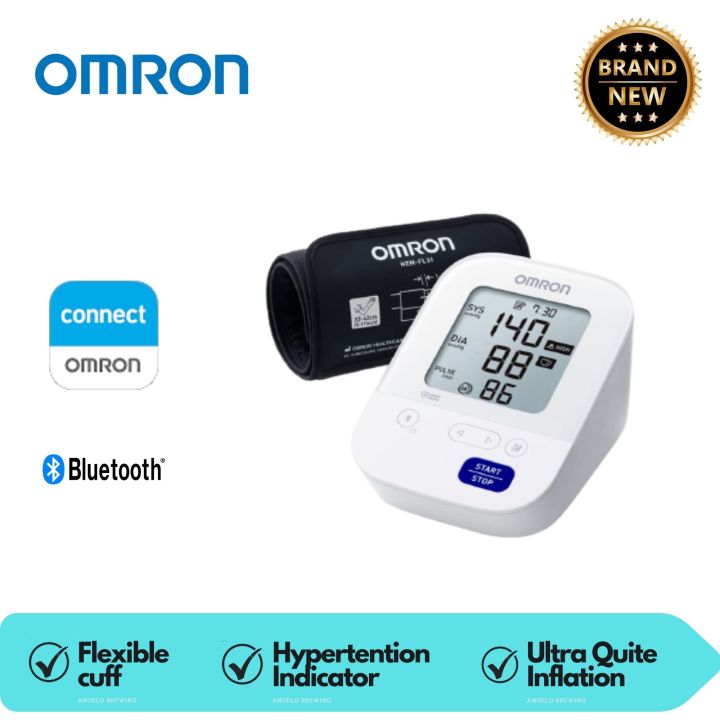 Omron HEM 7156T Digital Blood Pressure Monitor with 360° Accuracy Intelli Wrap Cuff for All Arm
