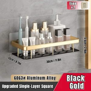 Punch-Free Bathroom Corner Shelf Corner Rack Bathroom Organizer Rack Toilet Cr Organizer Shower Rack