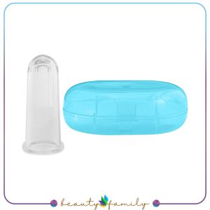 BF-C866 Sikat Gigi Bayi Bahan Silikon Baby Finger Toothbrush Lembut Pack Kotak / Sikat Lidah Bayi New Born Pembersih Mulut Bayi