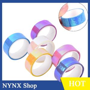 [NYNX] 5M จังหวะยิมนาสติกตกแต่งโฮโลแกรม Prismatic Glitter TAPE hoops STICK