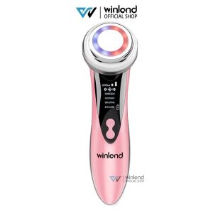 Winland(COD/Garansi 1 tahun)Alat Setrika Wajah Pemijat Perawatan Kulit Anti Anging Facial Massage4in1Facial Massage Hot Cold