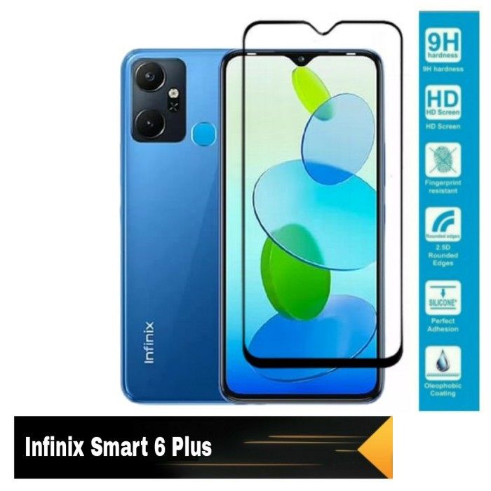 TEMPERED GLASS FULL INFINIX NOTE LITE SMART HD SMART