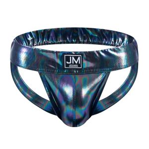 JOCKMAIL Jockstrap For Men Synthetic Leather Soft Men Underwear Pink Men Jockstraps Black Rainbow Jockstrap