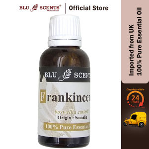 Blu Scents Frankincense Pure Essential Oil - Calming Skin Health Respiratory Support